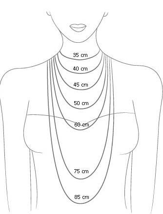 AMICHI - Collar con Piedra Labradorita Natural y Cadena de Acero Inoxidable