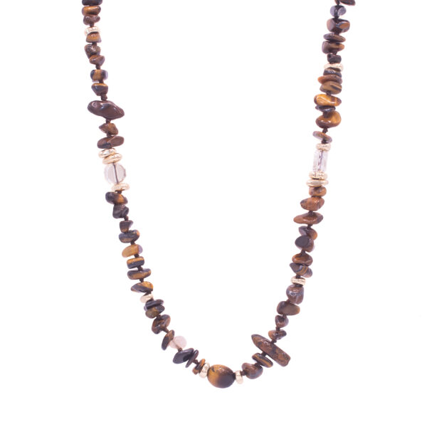 IMG_2009 AMICHI - Collar Largo Piedras Naturales Irregulares