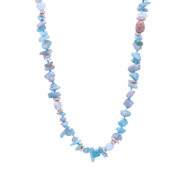 IMG_2012 AMICHI - Collar Largo Piedras Naturales Irregulares