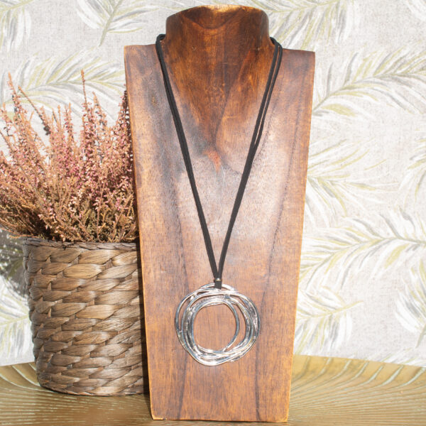 IMG_9911 Colgante Mujer Círculo Espiral Plata Tibetana