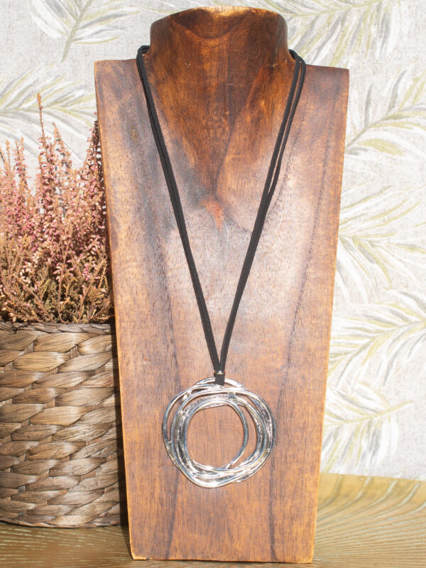 IMG_9911 Colgante Mujer Círculo Espiral Plata Tibetana